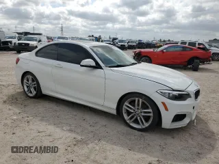 2016 BMW 2 Series 228i z VIN WBA1F9C57GV742193, wystawiony jako Copart lot #48878695 z przebiegiem Nie podano mil oraz Szkoda całkowita • Salvage title. Historia ofert i sprzedaży dostępna na DreamBid. Obrazek 4.