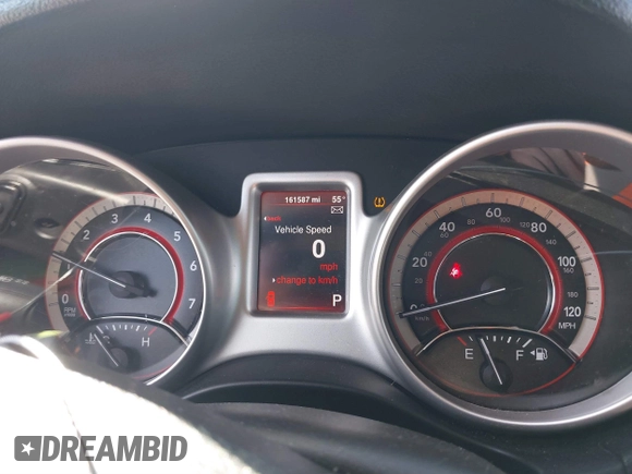 2014 Dodge Journey SE with VIN 3C4PDCABXET277723, listed as a IAAI auction lot 41709752 with 161,587 mi miles and . Bid and sale history available at DreamBid. Image 7.