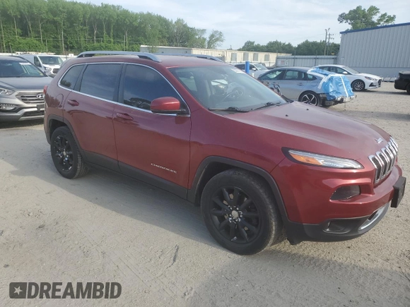 2015 Jeep Cherokee Limited with VIN 1C4PJMDS7FW662680, listed as a Copart auction lot 53977555 with 114,179 mi miles and Salvage Title. Bid and sale history available at DreamBid. Image 4.