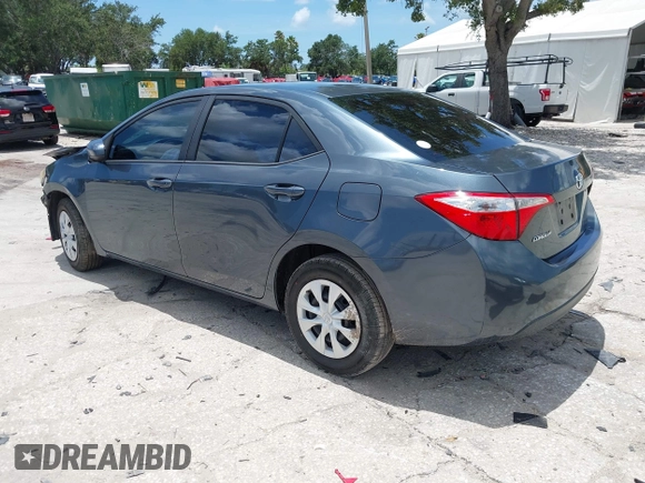 2016 Toyota Corolla L with VIN 2T1BURHE7GC630647, listed as a IAAI auction lot 42483823 with 57,138 mi miles and . Bid and sale history available at DreamBid. Image 3.