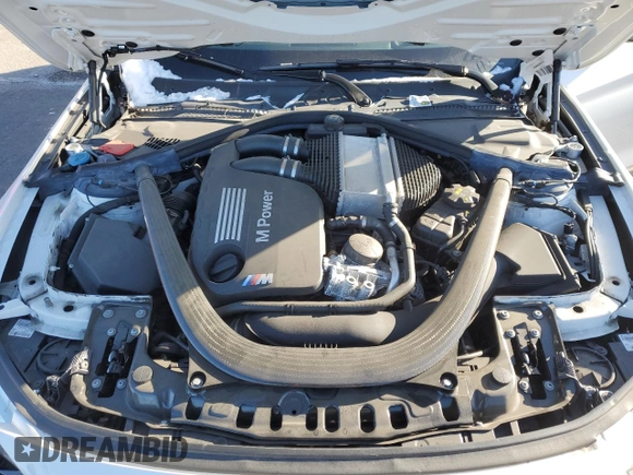 2017 BMW M4 with VIN WBS3U9C38HP971268, listed as a Copart auction lot 81133614 with 31,540 mi miles and Salvage title. Bid and sale history available at DreamBid. Image 11.