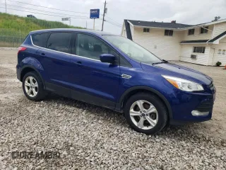 2013 Ford Escape SE with VIN 1FMCU0G97DUA95186, listed as a Copart auction lot 61862445 with 166,017 mi miles and Salvage title. Bid and sale history available at DreamBid. Image 4.