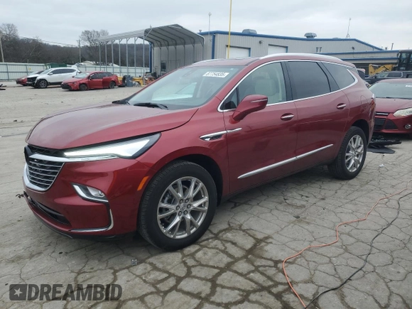 2024 Buick Enclave Premium with VIN 5GAERCKW0RJ134711, listed as a Copart auction lot 87754835 with 13,673 mi miles and Salvage Title. Bid and sale history available at carsss.com. Image 1.