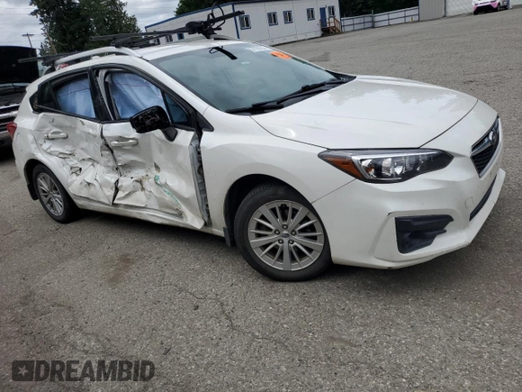 2017 Subaru Impreza Premium with VIN 4S3GTAB65H3703505, listed as a Copart auction lot 57729735 with 79,259 mi miles and Salvage title. Bid and sale history available at DreamBid. Image 4.