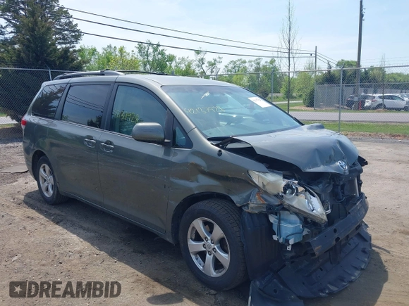 2011 Toyota Sienna LE AAS with VIN 5TDKK3DC7BS014356, listed as a IAAI auction lot 42137928 with 198,400 mi miles and . Bid and sale history available at DreamBid. Image 1.