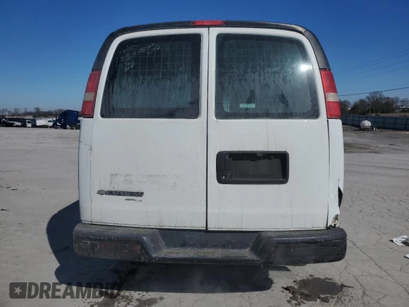 2013 Chevrolet Express Cargo z VIN 1GCWGFBA3D1141367, wystawiony jako Copart lot #46485055 z przebiegiem 338 309 mil mil oraz Czysty tytuł • Clean title. Historia ofert i sprzedaży dostępna na DreamBid. Obrazek 6.