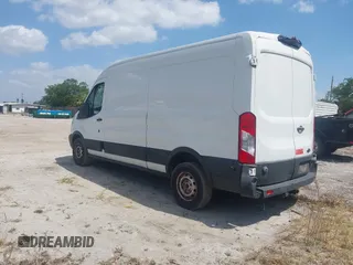 2019 Ford Transit with VIN 1FTBW2CM8KKB73080, listed as a IAAI auction lot 42090729 with 126,129 mi miles and . Bid and sale history available at carsss.com. Image 3.