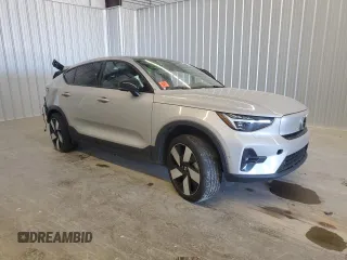 2023 Volvo C40 Recharge Pure Electric Ultimate with VIN YV4ED3GMXP2062473, listed as a Copart auction lot 75906994 with 0 mi miles and Salvage Title. Bid and sale history available at carsss.com. Image 4.