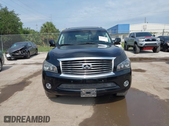 2014 Infiniti QX80 with VIN JN8AZ2NF0E9552320, listed as a IAAI auction lot 42339352 with 160,583 mi miles and . Bid and sale history available at DreamBid. Image 12.