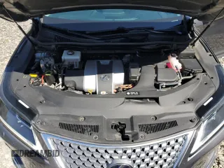 2020 Lexus RX 450h z VIN 2T2HGMDA1LC043938, wystawiony jako Copart lot #57683285 z przebiegiem 52 143 mil mil oraz Szkoda całkowita • Salvage title. Historia ofert i sprzedaży dostępna na DreamBid. Obrazek 11.