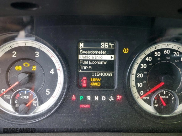2014 Ram 2500 Tradesman with VIN 3C6UR5CL2EG254071, listed as a Copart auction lot 42592485 with 119,400 mi miles and Clean Title. Bid and sale history available at carsss.com. Image 9.