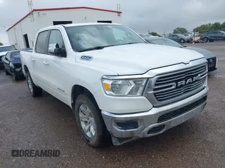 2024 Ram 1500 Laramie with VIN 1C6SRFJT0RN184289, listed as a IAAI auction lot 42653457 with 40,525 mi miles and . Bid and sale history available at DreamBid. Image 1.