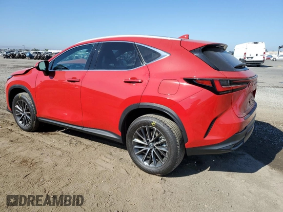 2023 Lexus NX with VIN 2T2AGCEZXPC020633, listed as a Copart auction lot 70345194 with 17,356 mi miles and Salvage Title. Bid and sale history available at carsss.com. Image 2.