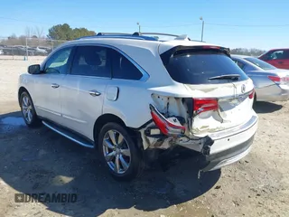 2014 Acura MDX Advance with VIN 5FRYD4H84EB001636, listed as a IAAI auction lot 41644117 with 124,460 mi miles and . Bid and sale history available at carsss.com. Image 6.
