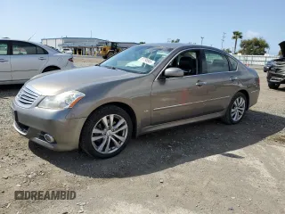 2008 Infiniti M with VIN JNKAY01F48M654549, listed as a Copart auction lot 51798965 with 212,122 mi miles and Salvage Title. Bid and sale history available at DreamBid. Image 1.
