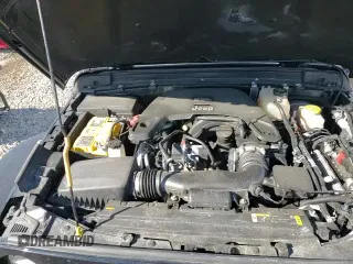 2021 Jeep Wrangler Unlimited Willys Sport with VIN 1C4HJXDG2MW569922, listed as a Copart auction lot 44619615 with 47,641 mi miles and Salvage title. Bid and sale history available at DreamBid. Image 14.