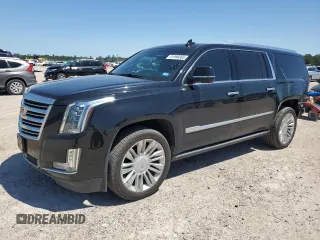 2019 Cadillac Escalade ESV Platinum z VIN 1GYS3KKJ6KR139107, wystawiony jako Copart lot #51996065 z przebiegiem 51 188 mil mil oraz Czysty tytuł • Clean title. Historia ofert i sprzedaży dostępna na DreamBid. Obrazek 1.