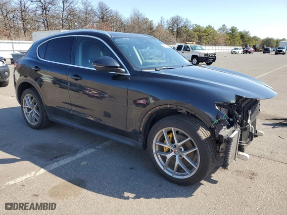 2018 Alfa Romeo Stelvio with VIN ZASFAKANXJ7B90662, listed as a Copart auction lot 49987745 with 34,358 mi miles and Salvage Title. Bid and sale history available at carsss.com. Image 4.