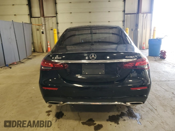 2021 Mercedes-Benz E-Class E 350 with VIN W1KZF8EBXMA905947, listed as a Copart auction lot 85676814 with 35,298 mi miles and Salvage Title. Bid and sale history available at carsss.com. Image 6.
