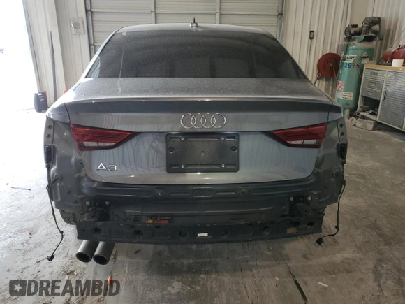 2018 Audi A3 Sedan Premium with VIN WAUAUGFF7J1008263, listed as a Copart auction lot 37766814 with 58,599 mi miles and Salvage Title. Bid and sale history available at carsss.com. Image 6.