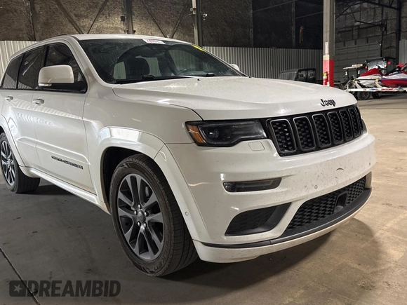 2018 Jeep Grand Cherokee High Altitude with VIN 1C4RJFCT2JC343728, listed as a Copart auction lot 49184755 with 142,754 mi miles and Clean Title. Bid and sale history available at carsss.com. Image 1.