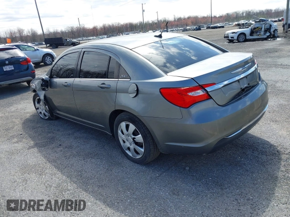 2011 Chrysler 200 LX with VIN 1C3BC4FBXBN599547, listed as a IAAI auction lot 41813043 with 1 mi miles. Bid and sale history available at carsss.com. Image 3.