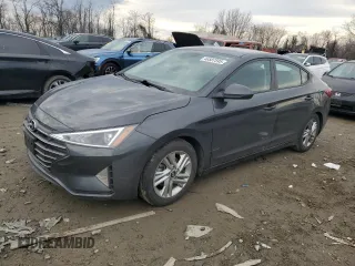 2020 Hyundai Elantra SEL with VIN 5NPD84LF9LH628891, listed as a Copart auction lot 46587595 with 88,655 mi miles and Salvage Title. Bid and sale history available at DreamBid. Image 1.