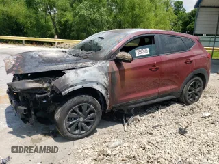 2019 Hyundai Tucson SE with VIN KM8J23A48KU001485, listed as a Copart auction lot 55302163 with 0 mi miles and Salvage Title. Bid and sale history available at carsss.com. Image 1.