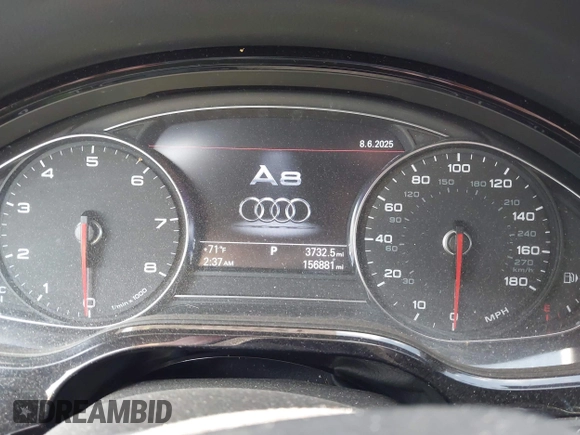 2011 Audi A8 с VIN WAURVAFDXBN020316, выставлен на аукционе IAAI как лот 42297622 с пробегом 156 881 миль миль и . История ставок и продаж доступна на DreamBid. Изображение 7.