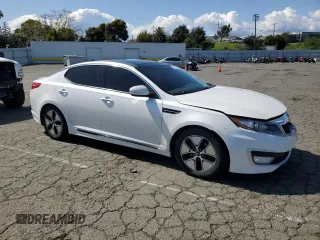 2012 Kia Optima Hybrid with VIN KNAGM4AD8C5019587, listed as a Copart auction lot 51958435 with 128,877 mi miles and Salvage Title. Bid and sale history available at carsss.com. Image 4.
