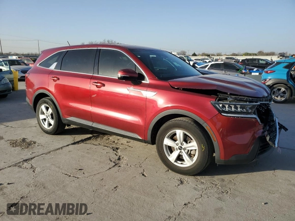 2021 Kia Sorento LX with VIN 5XYRG4LC8MG070183, listed as a Copart auction lot 49728725 with 49,316 mi miles and Salvage Title. Bid and sale history available at carsss.com. Image 4.