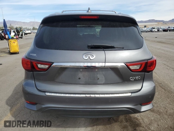 2019 Infiniti QX60 LUXE with VIN 5N1DL0MN8KC549442, listed as a Copart auction lot 49358395 with 65,283 mi miles and Salvage Title. Bid and sale history available at carsss.com. Image 6.