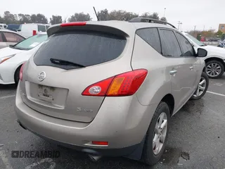 2009 Nissan Murano S with VIN JN8AZ18W99W118667, listed as a IAAI auction lot 41920710 with 169,618 mi miles. Bid and sale history available at carsss.com. Image 4.