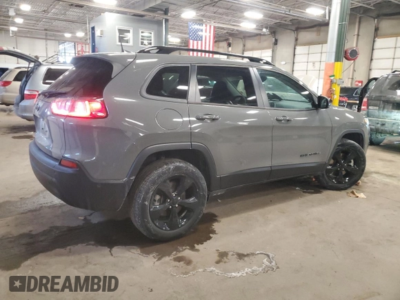 2023 Jeep Cherokee Altitude Lux with VIN 1C4PJMMB4PD104704, listed as a Copart auction lot 45655585 with 39,414 mi miles and Salvage Title. Bid and sale history available at carsss.com. Image 3.