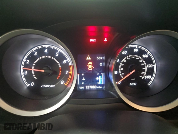 2014 Mitsubishi Lancer GT with VIN JA32U8FW7EU005332, listed as a Copart auction lot 81083874 with 127,083 mi miles and Salvage Title. Bid and sale history available at carsss.com. Image 9.
