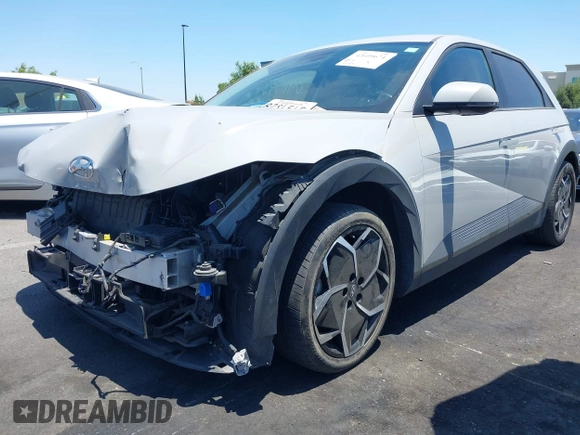 2022 Hyundai Ioniq 5 SEL with VIN KM8KN4AE6NU061618, listed as a IAAI auction lot 42609674 with 72,323 mi miles and . Bid and sale history available at DreamBid. Image 2.
