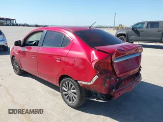 2018 Mitsubishi Mirage G4 SE with VIN ML32F4FJ7JHF10708, listed as a IAAI auction lot 41869431 with 101,112 mi miles. Bid and sale history available at carsss.com. Image 3.