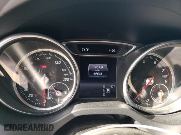 2017 Mercedes-Benz CLA 250 with VIN WDDSJ4GB5HN405957, listed as a Copart auction lot 45669834 with 49,535 mi miles and . Bid and sale history available at DreamBid. Image 9.