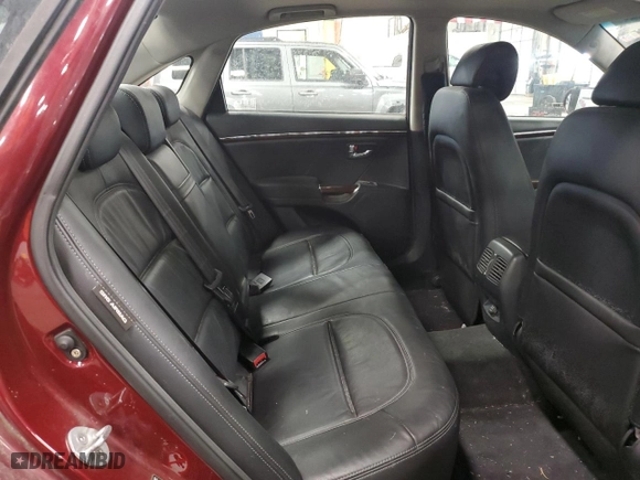 2009 Hyundai Azera GLS with VIN KMHFC46D39A372227, listed as a Copart auction lot 45176155 with 107,993 mi miles and Non Repairable. Bid and sale history available at carsss.com. Image 10.