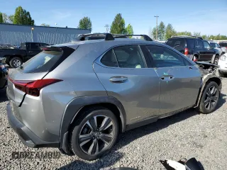 2019 Lexus UX 250h with VIN JTHU9JBH0K2002451, listed as a Copart auction lot 56042605 with 69,605 mi miles and Salvage title. Bid and sale history available at DreamBid. Image 3.
