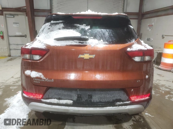2021 Chevrolet TrailBlazer LT with VIN KL79MRSL3MB001755, listed as a Copart auction lot 46028375 with Not Provided miles and Salvage Title. Bid and sale history available at DreamBid. Image 6.