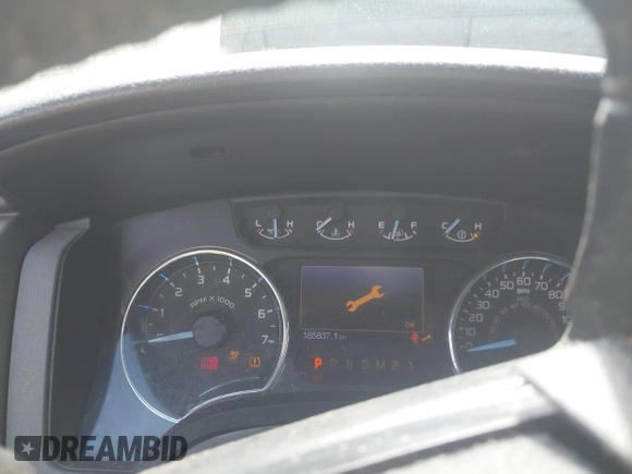 2012 Ford F-150 XL with VIN 1FTFX1EFXCFB13528, listed as a IAAI auction lot 42019861 with 185,837 mi miles and . Bid and sale history available at DreamBid. Image 7.