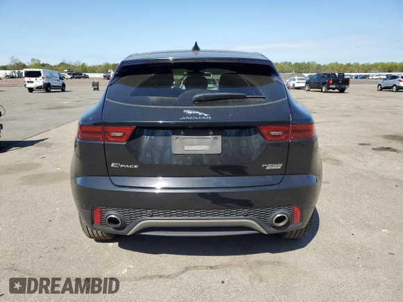 2019 Jaguar E-Pace S with VIN SADFJ2FX9K1Z36336, listed as a Copart auction lot 56222635 with 41,186 mi miles and Salvage Title. Bid and sale history available at DreamBid. Image 6.