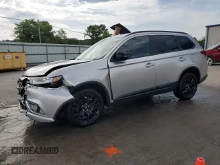 2019 Mitsubishi Outlander ES with VIN JA4AZ3A3XKZ034587, listed as a Copart auction lot 62374545 with 64,535 mi miles and Salvage title. Bid and sale history available at DreamBid. Image 1.
