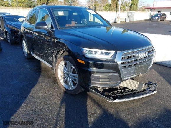 2019 Audi Q5 Premium Plus with VIN WA1BNAFY7K2044429, listed as a IAAI auction lot 41425479 with 38,105 mi miles. Bid and sale history available at carsss.com. Image 6.