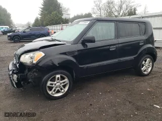 2010 Kia Soul + with VIN KNDJT2A23A7179912, listed as a Copart auction lot 51076965 with 135,561 mi miles and Salvage Title. Bid and sale history available at carsss.com. Image 1.