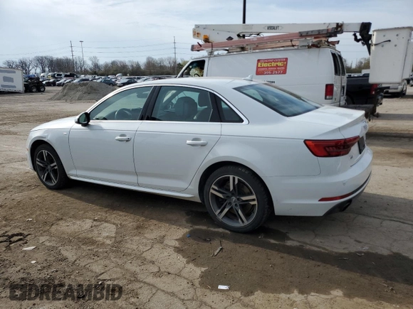2017 Audi A4 Premium Plus with VIN WAUENAF43HN018916, listed as a Copart auction lot 52476025 with 98,159 mi miles and Salvage Title. Bid and sale history available at carsss.com. Image 2.