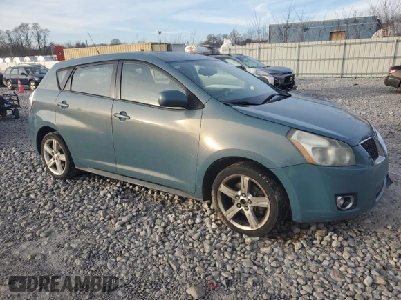 2009 Pontiac Vibe w/1SB with VIN 5Y2SP67019Z463125, listed as a Copart auction lot 86544854 with 110,949 mi miles and Salvage Title. Bid and sale history available at carsss.com. Image 4.