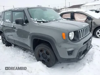 2019 Jeep Renegade Sport z VIN ZACNJBABXKPK60642, wystawiony jako IAAI lot #41452809 z przebiegiem 104 131 mil mil oraz . Historia ofert i sprzedaży dostępna na DreamBid. Obrazek 1.