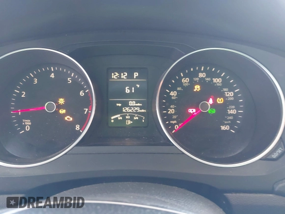 2015 Volkswagen Jetta Sedan 1.8T SE with VIN 3VWD17AJ8FM297813, listed as a IAAI auction lot 42114550 with 126,229 mi miles. Bid and sale history available at carsss.com. Image 7.